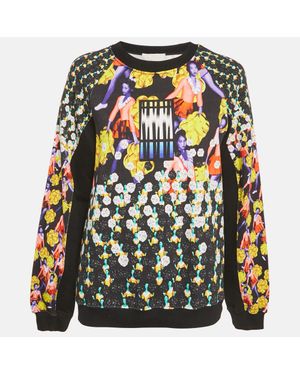 Peter Pilotto Ruc Printed Cotton Sweater - Black