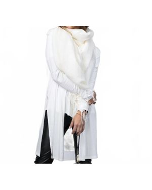 BijouRocks Bamboo Cardigan - White