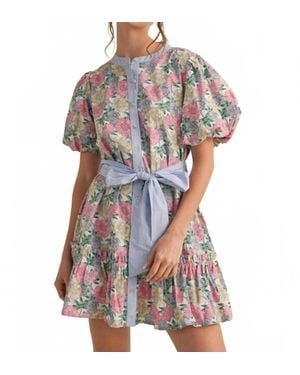 Jodifil Bitsy Mini Dress - White