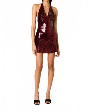 Nia Rodeo Mini Dress - Red