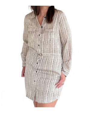 Thread & Supply The Modern Dot Mini Dress - Gray