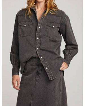 Chaser Brand Elk Button Down - Gray