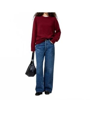 French Connection Emilia Knit Boyfriend Pullover - Blue