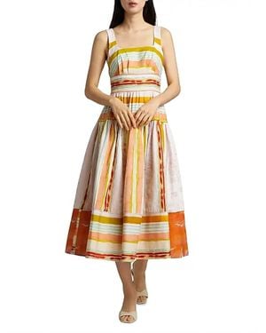 Hunter Bell Mara Midi Dress - Metallic