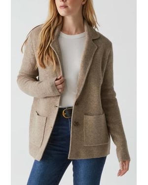 Michael Stars Diana Knit Blazer - Natural
