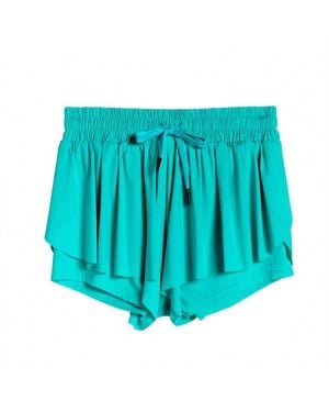 Tractr Girls Butterfly Shorts - Blue