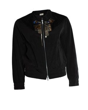 Dries Van Noten Embellished Bomber Jacket - Black