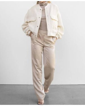 WITHBLACK Jessie Bomber Jacket - White