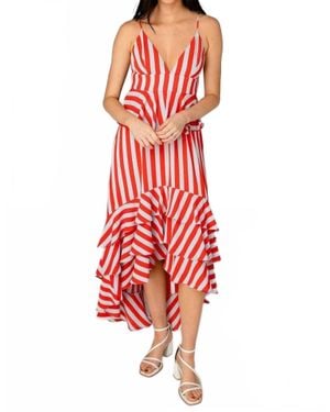 BuddyLove Georgia Nautical Dress - Red