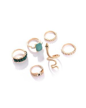 SOH Snakehead Multi-Layer Ring - Metallic