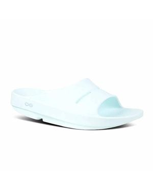 OOFOS Ooahh Slides - Blue