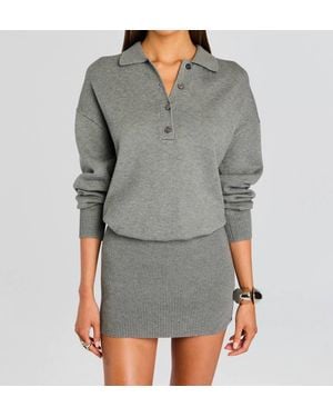 SER.O.YA Lilly Mini Dress - Gray