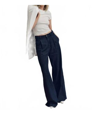 DL1961 Hepburn Wide Leg Pant - Blue
