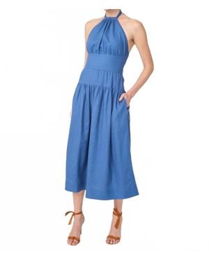 Gilner Farrar Darien Midi Dress - Blue
