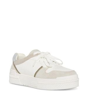 Madden Girl Madden Kickss Sneakers Round Toe Platform Shoes Htat420 - White