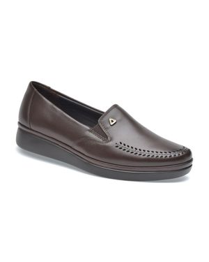 Pazstor Lambskin Mocassins- Mireya - Gray