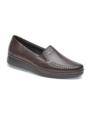 Pazstor Lambskin Mocassins- Mireya - Gray