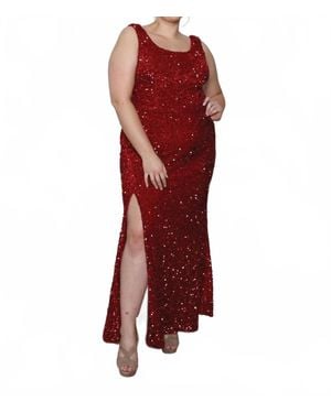 Athena The Kim Gown - Red