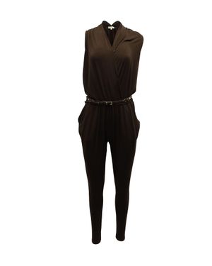 Michael Kors Michael Draped Jumpsuit - Black