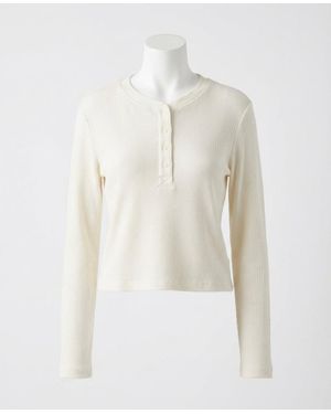 Z Supply Ferris Henley Striped Top - White