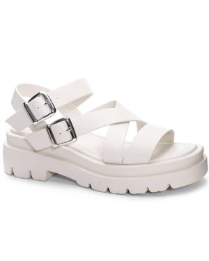 Chinese Laundry Khan Smooth Sandals - White