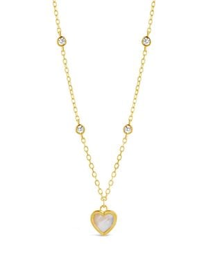 Sterling Forever Delicate Beaded Glasses Chain - Metallic