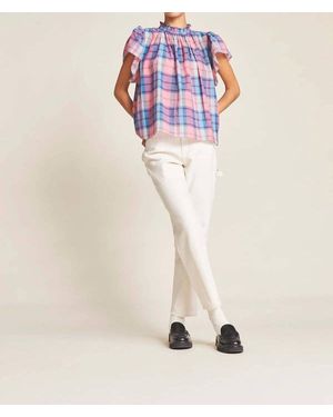 Trovata Carla High Neck Shirt - Multicolor