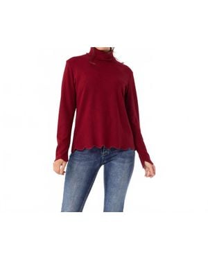 Coco + Carmen Ariana Turtleneck Sweater - Red
