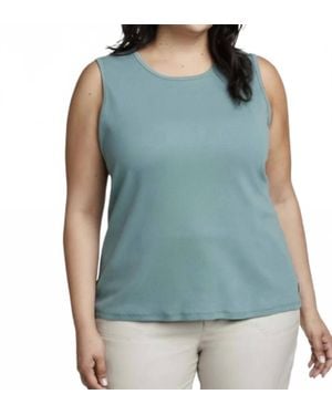 Eddie Bauer Sleeveless Solstice Peak Rib Tank Top - Green