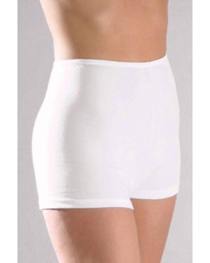 ELITA Les Essentiels Boy Leg Brief Panties - White