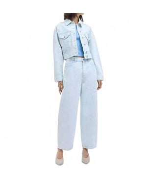 BOSS High-Rise Taper Jeans - Blue
