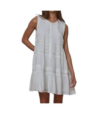 By Together Lace Detail Dress - Gray