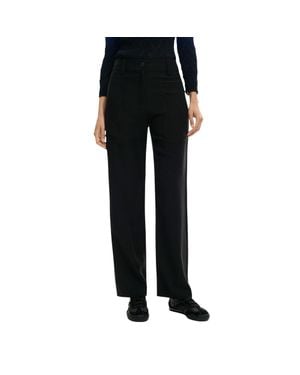 Desigual Viscose Casual Pants - Black