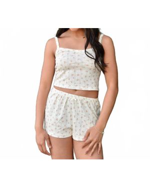 8apart Tommie Ribbon Bow Camisole - White