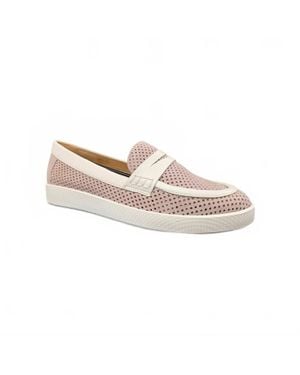Softwaves Raina Perforated Loafer - Pink
