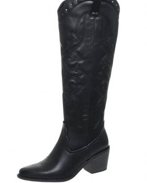 Olem High Range Wide-Calf Boots - Black