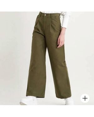 Levi's Premium Pleated High Loose Pants - Green