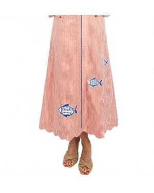 Garland Bags Emmy Maxi Skirt - Pink