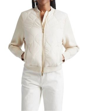 Ramy Brook Miranda Combo Puffer Jacket - White