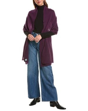 Portolano Lightweight Cashmere Wrap - Blue