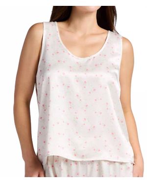PJ Harlow Maddie Satin Tank - White