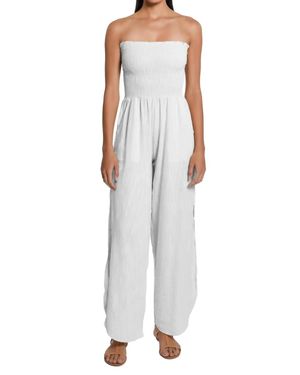 Peixoto Harriet Smoked Bodice Jumpsuit - Gray