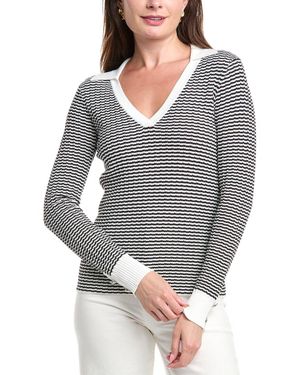 Tahari The Carlotta Sweater - Gray