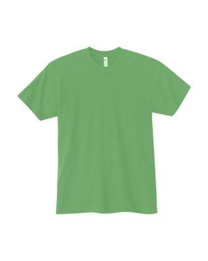 LOS ANGELES APPAREL Usa-Made Fine Jersey T-Shirt - Green