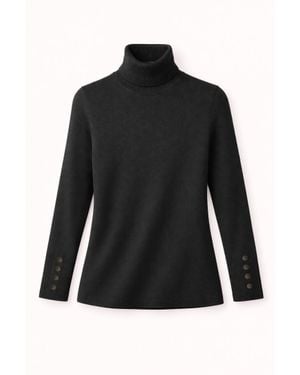 J'Envie/Eli Talia Turtleneck Sweater - Black