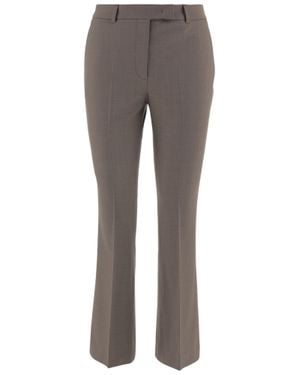 Ql2 Tailored Stretch Wool-Blend Skinny Pants - Gray