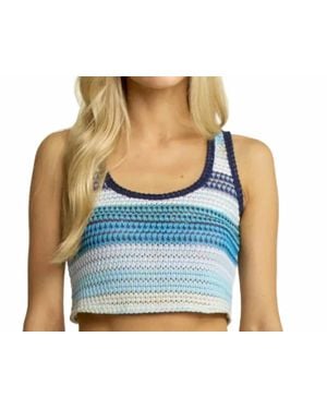Elevator Disco Cassandra Top - Blue