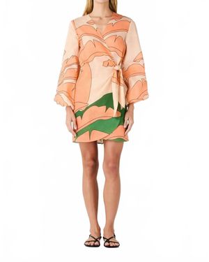 JUAN DE DIOS Hojarasca Mini Dress - Multicolor