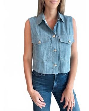 Drew Tristian Vest - Blue