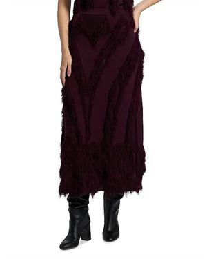 Ulla Johnson Astrid Knit Maxi Skirt - Purple